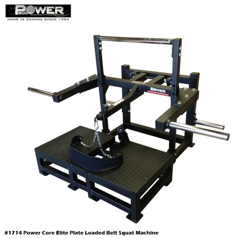 1714 ELITE PLATE LOADED BELT SQUAT MACHINE Power Body Fitness Inc