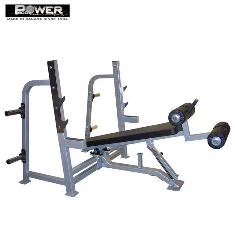 #1055 DECLINE FLAT BENCH PRESS | Power Body Fitness Inc.