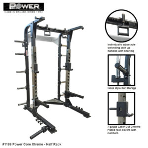 #1199 POWER CORE XTREME HALF RACK | Power Body Fitness Inc.