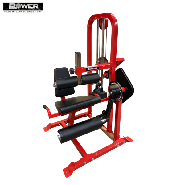 #1800 Power Body Leg Extension Curl in Red