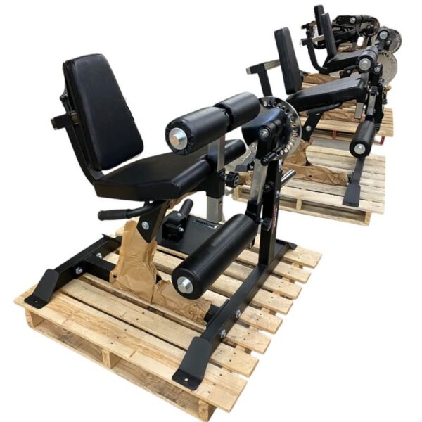 #280 Leg Extension Leg Curl black frame