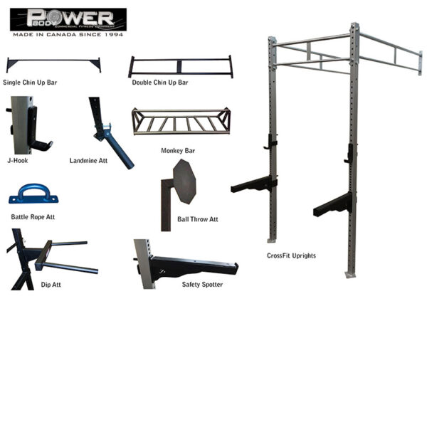10' Freestanding Builder® Rig: Advanced 2 w/ 2' Monkey Bar Spacing