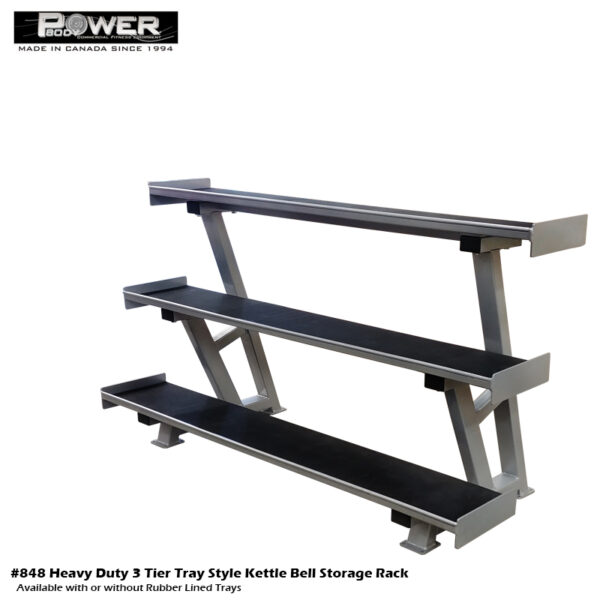 #848 Heavy Duty 3 Tier Tray Style KB Rack