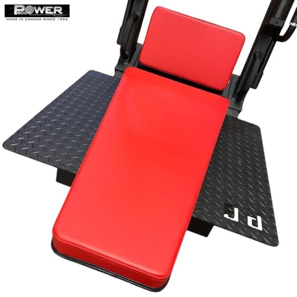 #450 Leg press padding red color